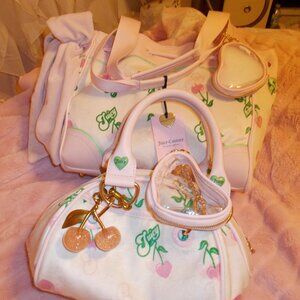 Juicy Couture Cherries Handbags   PRICE FOR TWO HANDBAGS